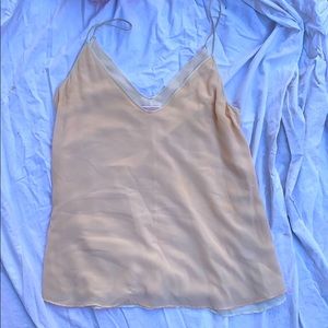 Light Peachy Cream Tank Top
